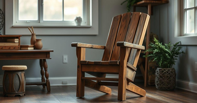 Cadeira de Madeira Maciça Rústica: Estilo e Durabilidade para Sua Decoração Cadeira de Madeira Maciça Rústica: Estilo e Durabilidade para Sua Decoração