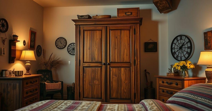 Guarda Roupas Rústicos: Descubra o Estilo e Funcionalidade para seu Quarto