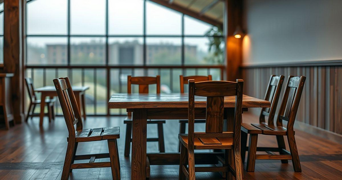 Mesa e Cadeira Rústica de Madeira: Como Escolher e Decorar com Estilo Natural Mesa e Cadeira Rústica de Madeira: Como Escolher e Decorar com Estilo Natural