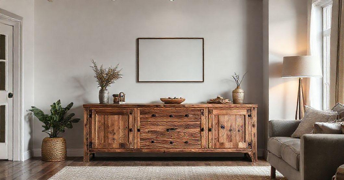 A Arte de Escolher um Aparador de Madeira Rústica