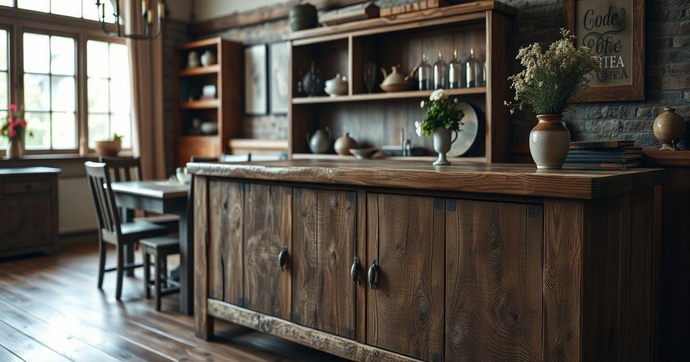 Buffet Rústico de Madeira de Demolição: O Guia Completo