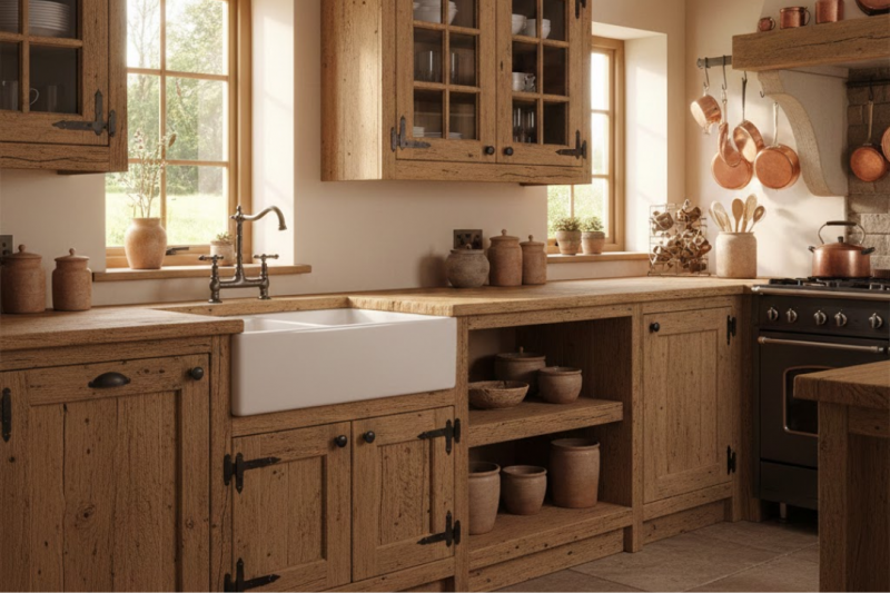 Descubra Como Escolher Armários Rústicos de Madeira para Sua Cozinha