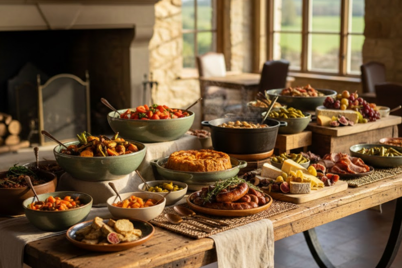 Ideias Criativas para um Buffet Rústico em Madeira